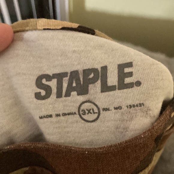 Mens staple long sleeve tee. Dope desert camp print 3xl - Picture 2 of 4